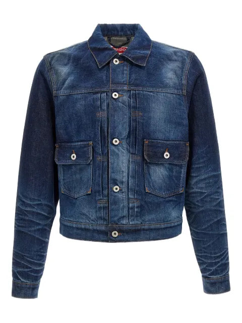 Kenzo stone-washed denim jacket