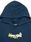 Denim Tears embroidered floral logo hoodie